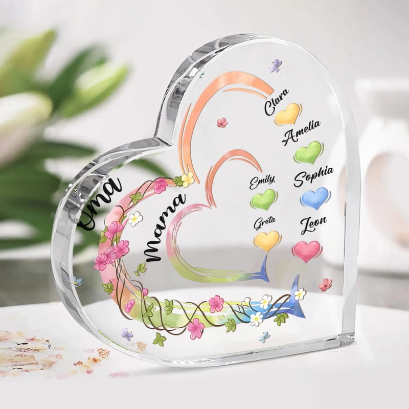 Personalisierte Acryl-Puzzle-Plakette – Geschenk für Mama, Oma – Diese Mama ist die Beste