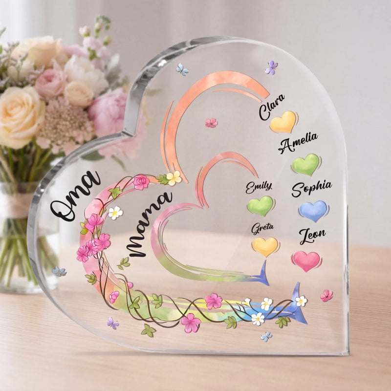 Personalisierte Acryl-Puzzle-Plakette – Geschenk für Mama, Oma – Diese Mama ist die Beste