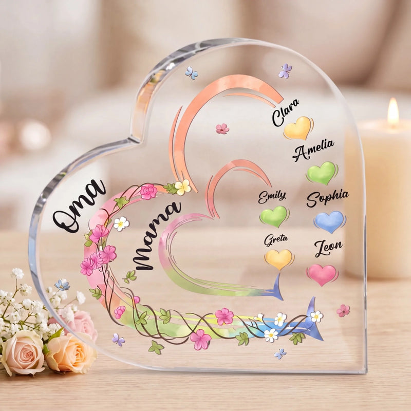 Personalisierte Acryl-Puzzle-Plakette – Geschenk für Mama, Oma – Diese Mama ist die Beste
