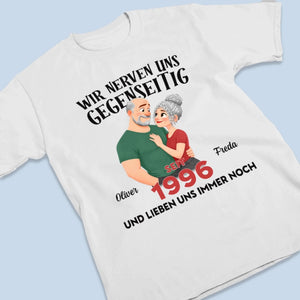 Personalisiertes Unisex-T-Shirt – Geschenk Für Paar – Für immer eins