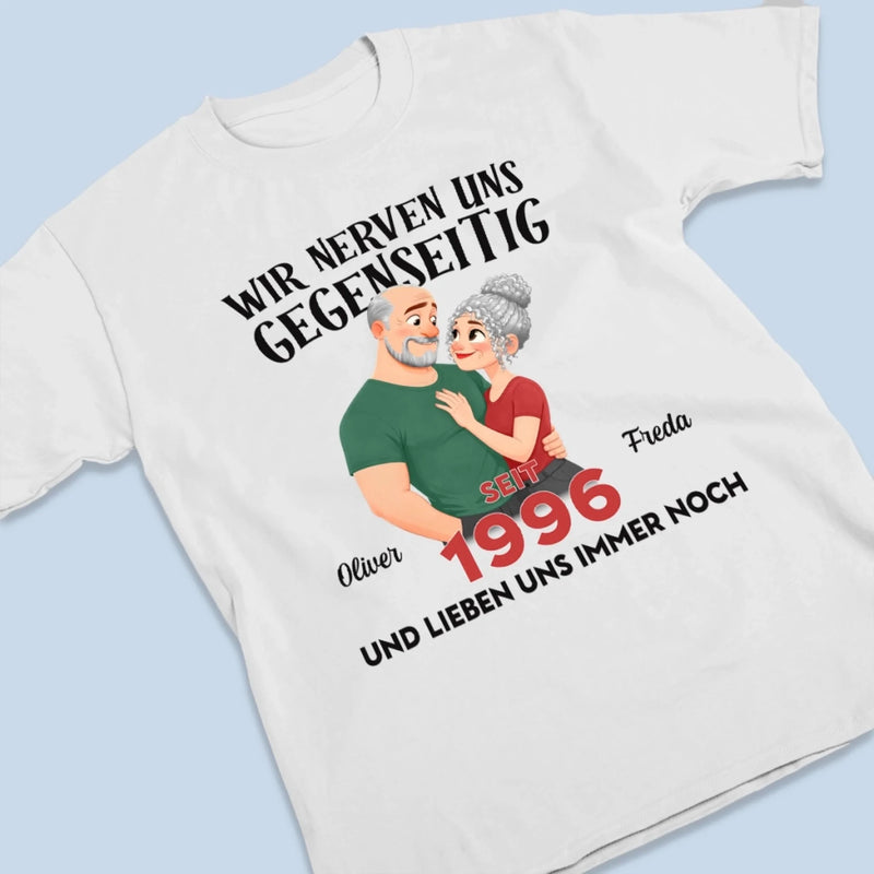 Personalisiertes Unisex-T-Shirt – Geschenk Für Paar – Für immer eins