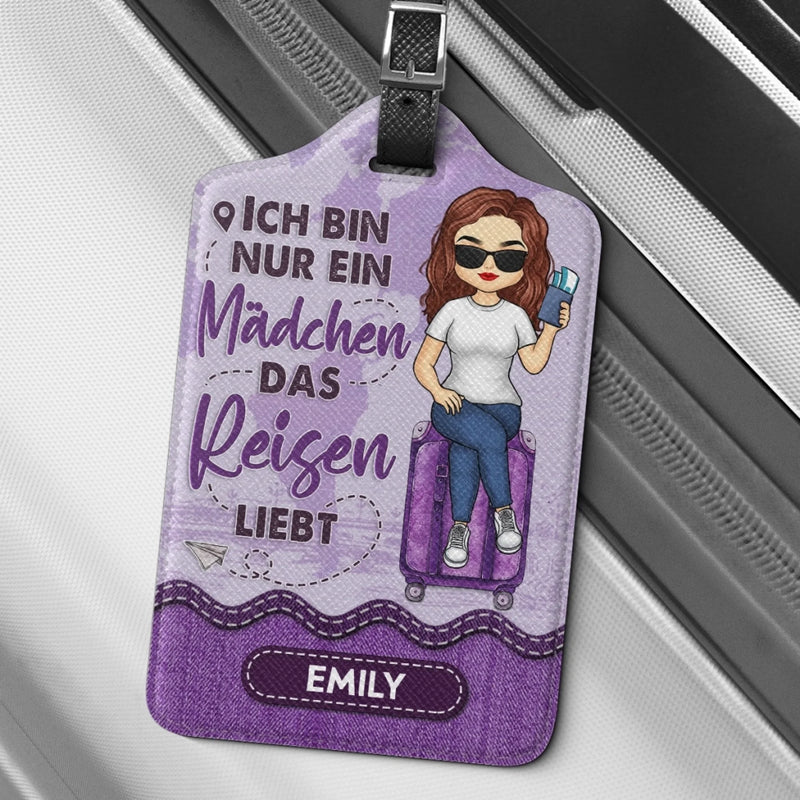 Personalisierter Gepäckanhänger – Geschenk für Reisende – Reisen liebt
