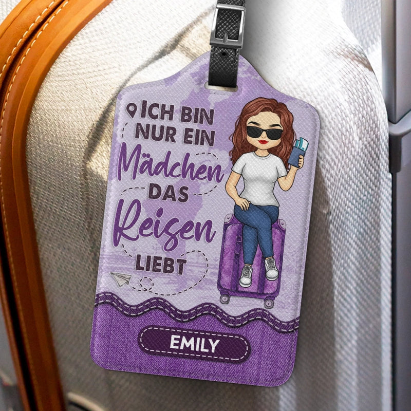 Personalisierter Gepäckanhänger – Geschenk für Reisende – Reisen liebt