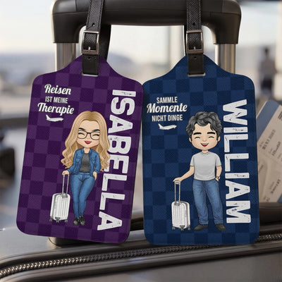 Personalisierter Gepäckanhänger – Geschenk für Reisende – Ich war noch nicht überall
