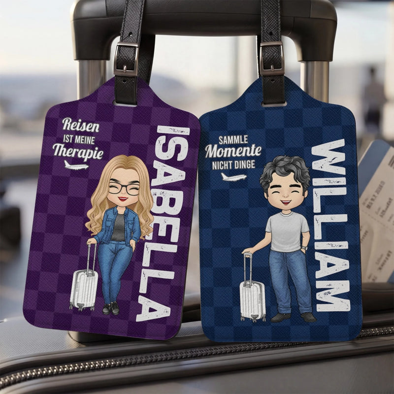 Personalisierter Gepäckanhänger – Geschenk für Reisende – Ich war noch nicht überall