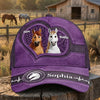 Personalisierte klassische Kappe mit Allover-print – Geschenk für Pferdeliebhaber – Reiten und Spaß