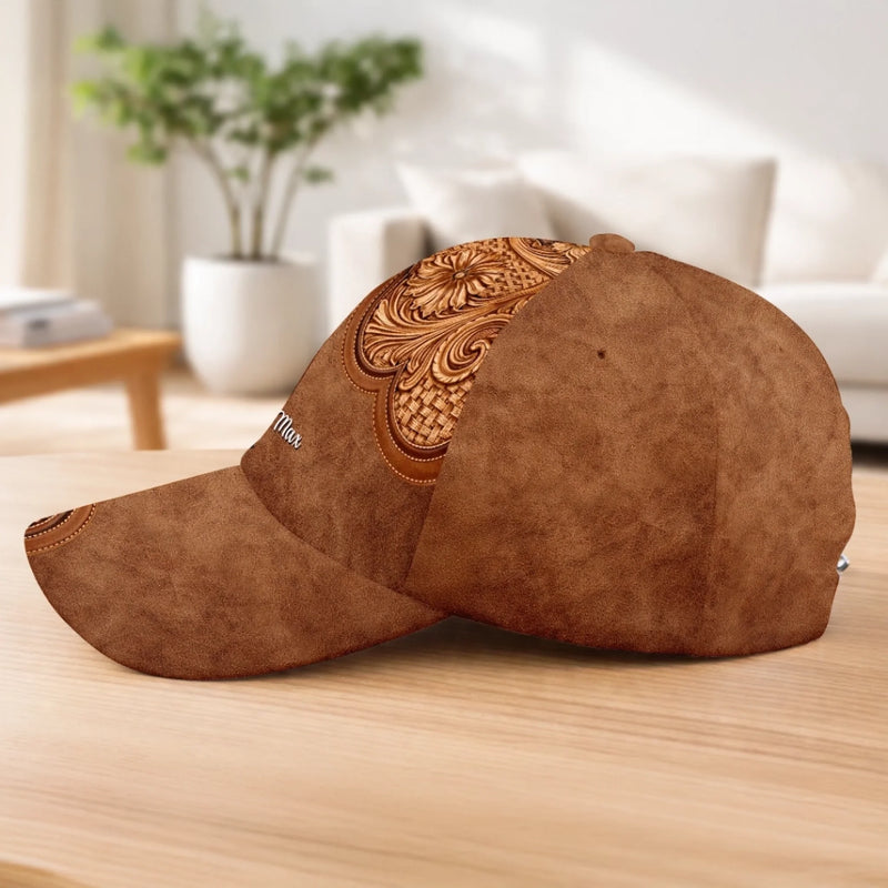 Personalisierte klassische Kappe mit Allover-print – Geschenk für Pferdeliebhaber – Für echte Pferdefans