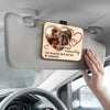 Personalisierte Sonnenblende Clip Fürs Auto mit Foto - Geschenk für Paar – Ich brauche dich an meiner Seite