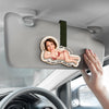 Personalisierte Sonnenblende Clip Fürs Auto mit Foto - Geschenke für Ehefrau, Freundin – Ich Kann Nicht Ohne Dich Leben