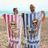 Personalisiertes Strandtuch – Geschenk für Paar – Seelenverwandte