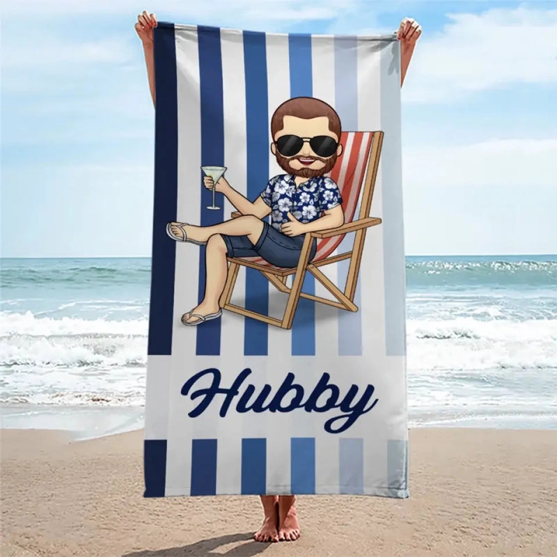 Personalisiertes Strandtuch – Geschenk für Paar – Seelenverwandte