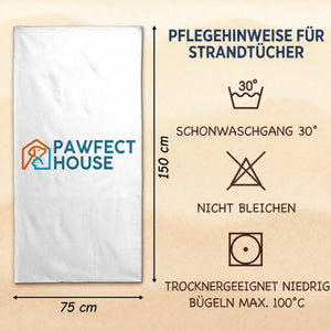 Personalisiertes Strandtuch – Geschenk für Paar – Seelenverwandte