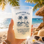 Personalisierte Partybecher – Sommergeschenke für beste Freunde und Familie – Hallo Sommer