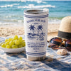 Personalisierter Becher – Sommergeschenke für beste Freunde – Hallo, Sommer! Strand & Drinks