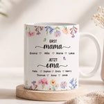 Personalisierte Tasse – Geschenk für Mama, Oma – Die Blume von Mama