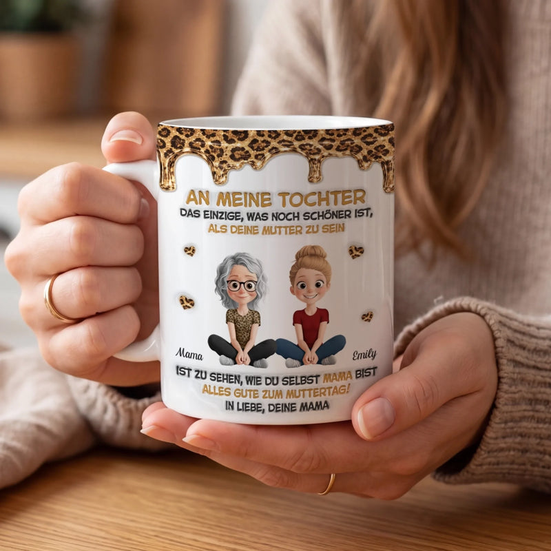Personalisierte Tasse – Geschenk für Tochter – Der Muttertag War Wunderbar