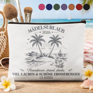 Personalisierte Kosmetiktasche - Sommergeschenke für beste Freunde - Endlich Sommer