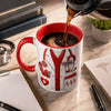 Personalisierte Tasse mit Akzent – Geschenk für Ärztin, Krankenschwester – Herz eines Heilers