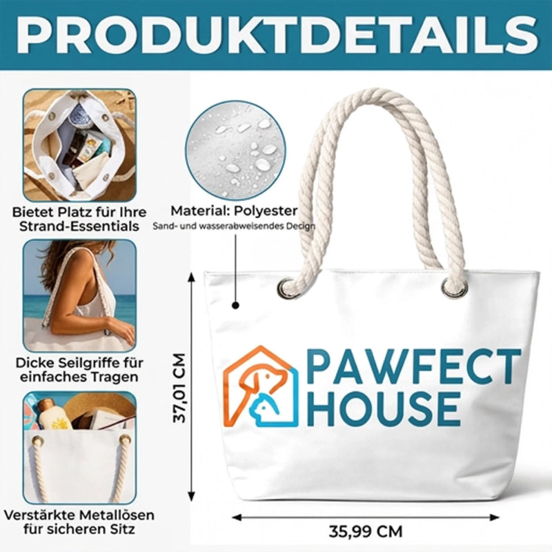 Personalisierte Strandtasche - Sommergeschenke für beste Freunde - Auf in gute Zeiten