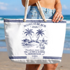 Personalisierte Strandtasche - Sommergeschenke für beste Freunde - Auf in gute Zeiten