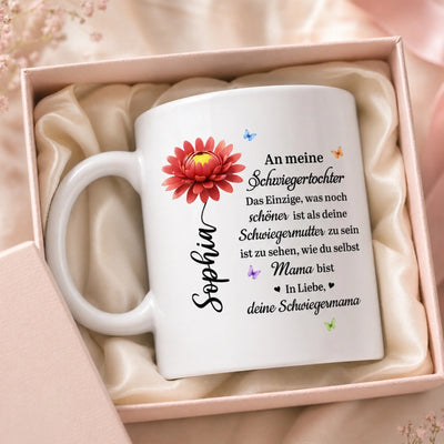Personalisierte Tasse – Geschenk für Tochter – Dich als Mama zu sehen ist das Schönste