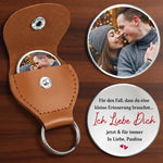 Personalisierter Taschenknuddler mit Foto – Geschenk Für Paar – Ich Liebe Dich Jetzt & Für Immer