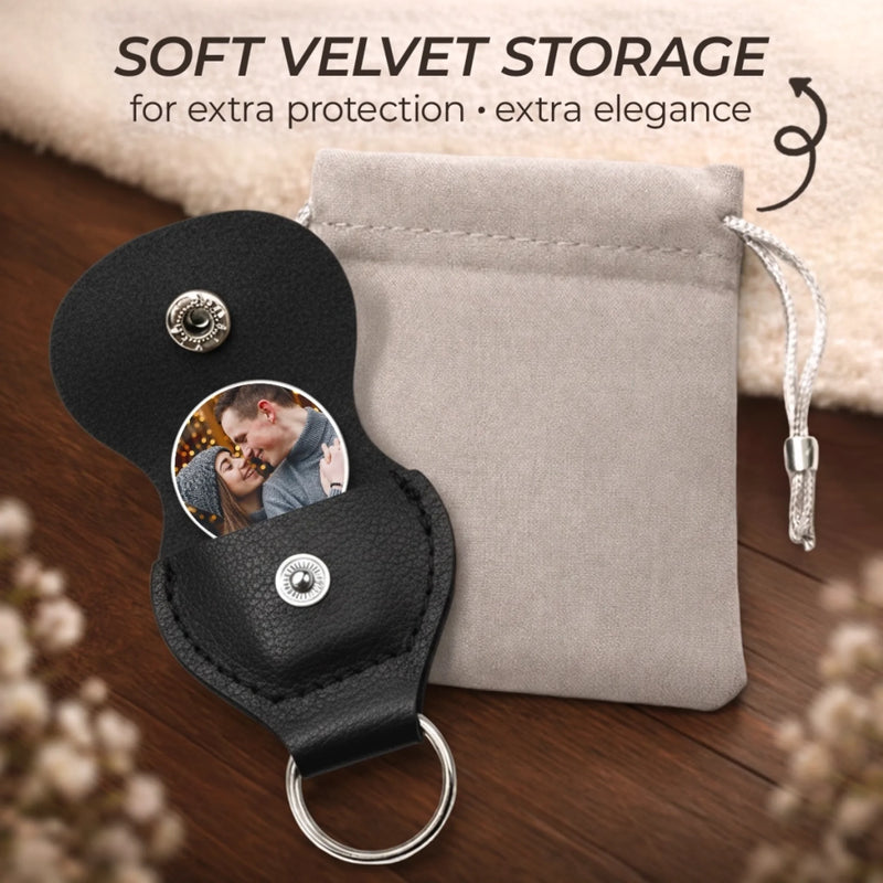 Personalisierter Taschenknuddler mit Foto – Geschenk Für Paar – Ich Liebe Dich Jetzt & Für Immer