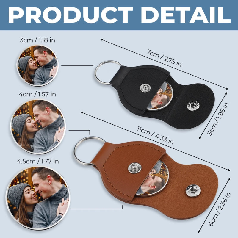Personalisierter Taschenknuddler mit Foto – Geschenk Für Paar – Ich Liebe Dich Jetzt & Für Immer