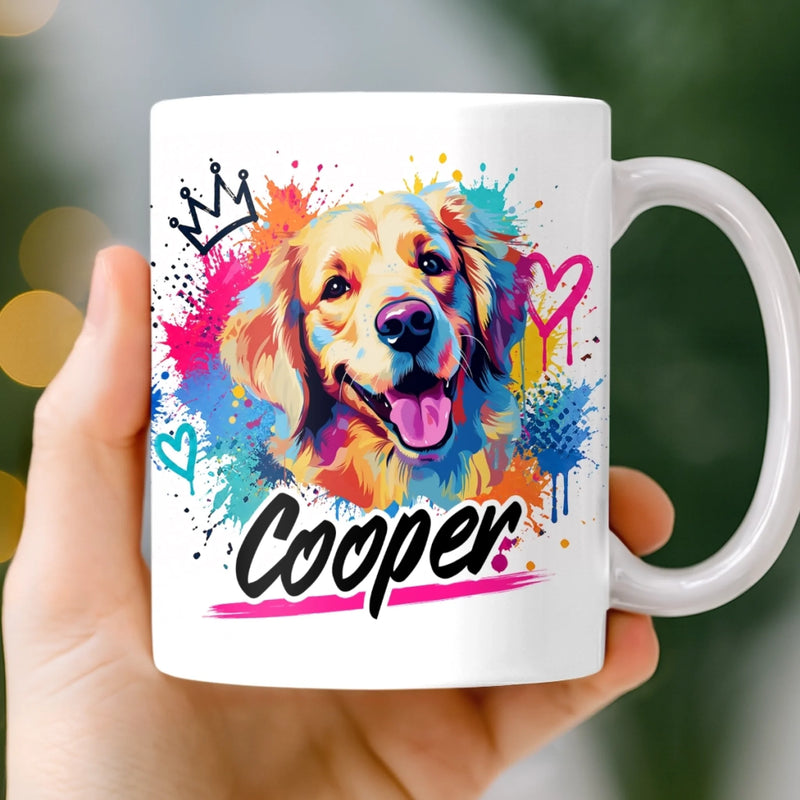 Personalisierte Tasse mit 3D-Effekt – Geschenk Für Hundeliebhaber – Mein Kleiner Welpe