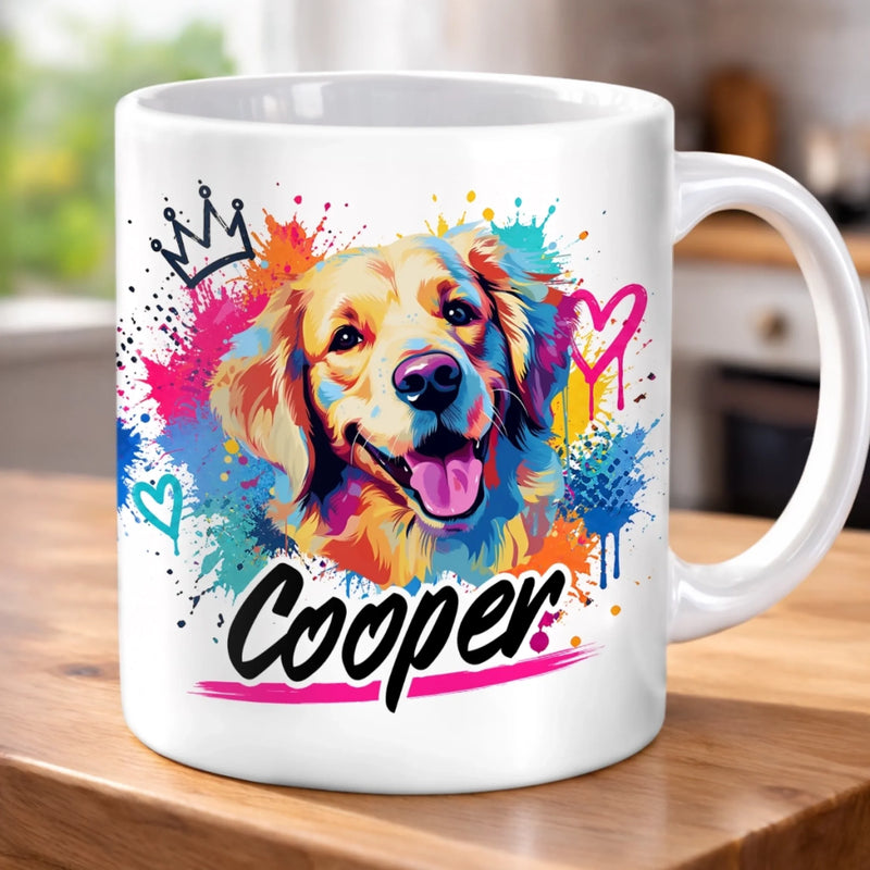 Personalisierte Tasse mit 3D-Effekt – Geschenk Für Hundeliebhaber – Mein Kleiner Welpe