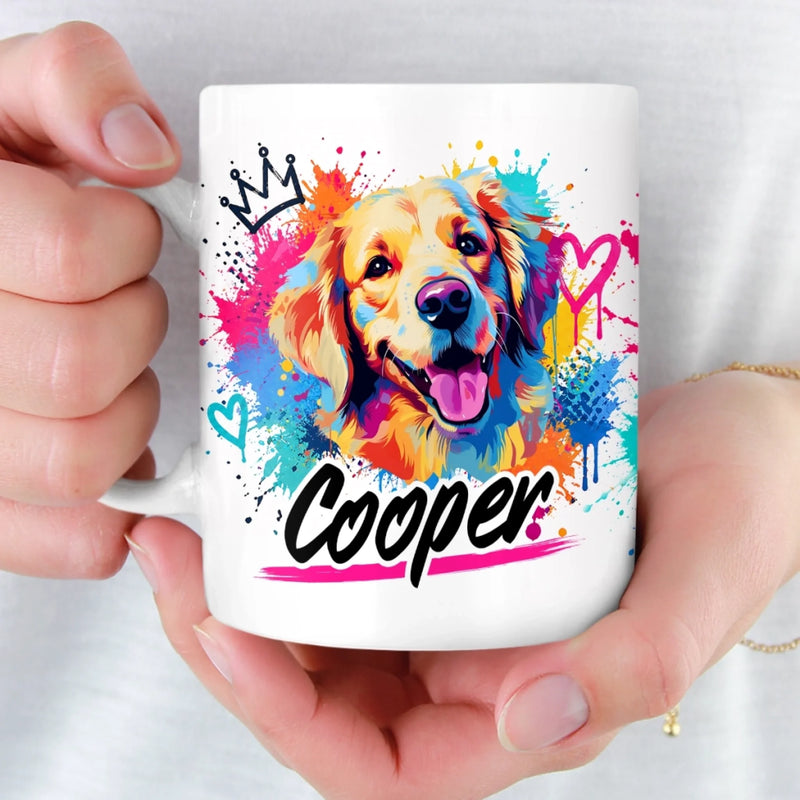 Personalisierte Tasse mit 3D-Effekt – Geschenk Für Hundeliebhaber – Mein Kleiner Welpe