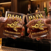 Personalisierter Whiskyglas – Vatertagsgeschenk für Papa, Opa – Mein Papa, meine Liebe