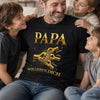 Personalisiertes Unisex-T-Shirt – Geschenk für Opa, Papa – Für immer dein, Papa
