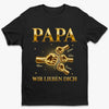 Personalisiertes Unisex-T-Shirt – Geschenk für Opa, Papa – Für immer dein, Papa