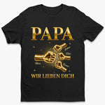 Personalisiertes Unisex-T-Shirt – Geschenk für Opa, Papa – Für immer dein, Papa