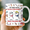 Personalisierte Tasse mit 3D-Effekt – Vatertagsgeschenke, Lustige Geschenke für Papa – Danke für die guten Gene