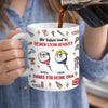 Personalisierte Tasse mit 3D-Effekt – Vatertagsgeschenke, Lustige Geschenke für Papa – Danke für die guten Gene