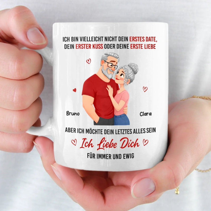Personalisierte Tasse – Geschenk für Paar – Ich Liebe Dich Für Immer Und Ewig
