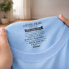 Personalisiertes Unisex-T-Shirt mit Innenkragen-Druck – Geschenk für Mann & Frau - Du bist mein Zuhause
