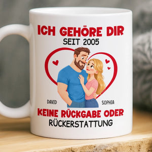 Personalisierte Tasse – Geschenk für Paar – Alle Verkäufe Sind Endgültig