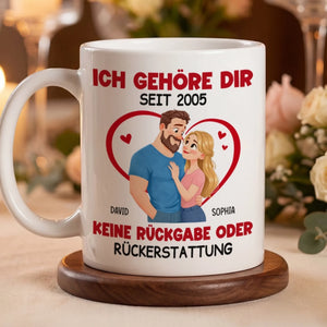 Personalisierte Tasse – Geschenk für Paar – Alle Verkäufe Sind Endgültig