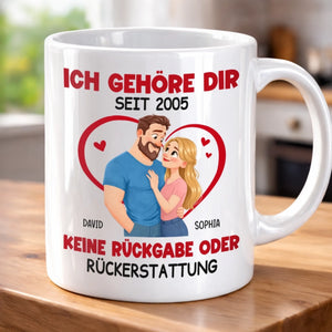 Personalisierte Tasse – Geschenk für Paar – Alle Verkäufe Sind Endgültig