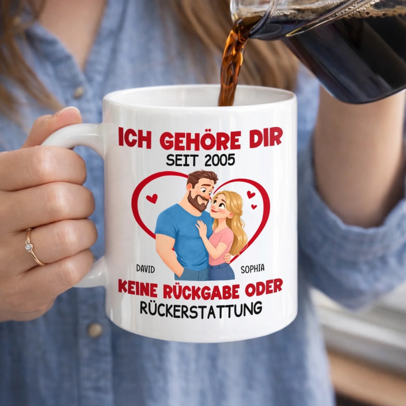 Personalisierte Tasse – Geschenk für Paar – Alle Verkäufe Sind Endgültig