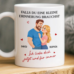 Personalisierte Tasse – Geschenk für Paar – Ich Liebe Dich Jetzt Und Für Immer