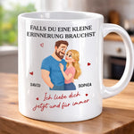 Personalisierte Tasse – Geschenk für Paar – Ich Liebe Dich Jetzt Und Für Immer