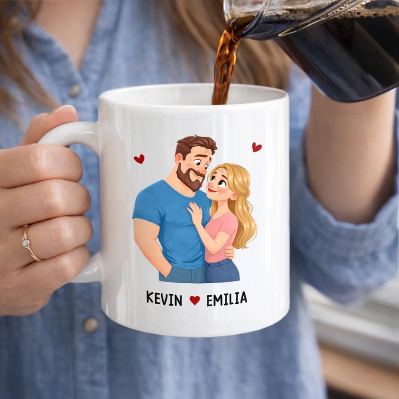 Personalisierte Tasse – Geschenk für Paar – Du Nervst Mich Am Schönsten