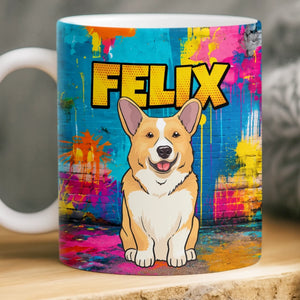 Personalisierte Tasse mit 3D-Effekt – Geschenk Für Hundeliebhaber – Mein kleines Hündchen