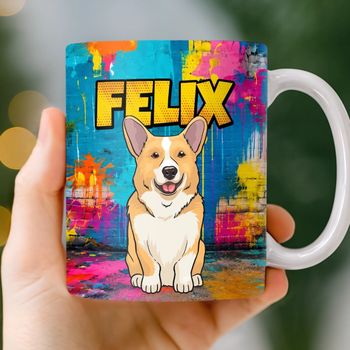 Personalisierte Tasse mit 3D-Effekt – Geschenk Für Hundeliebhaber – Mein kleines Hündchen