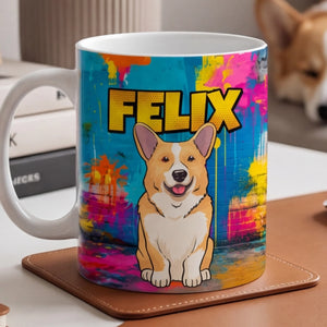 Personalisierte Tasse mit 3D-Effekt – Geschenk Für Hundeliebhaber – Mein kleines Hündchen