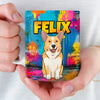 Personalisierte Tasse mit 3D-Effekt – Geschenk Für Hundeliebhaber – Mein kleines Hündchen